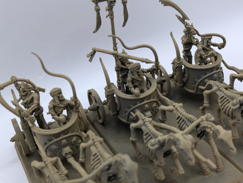 Warhammer The Old World: Tomb Kings of Khemri Skeleton Chariots (AR038)