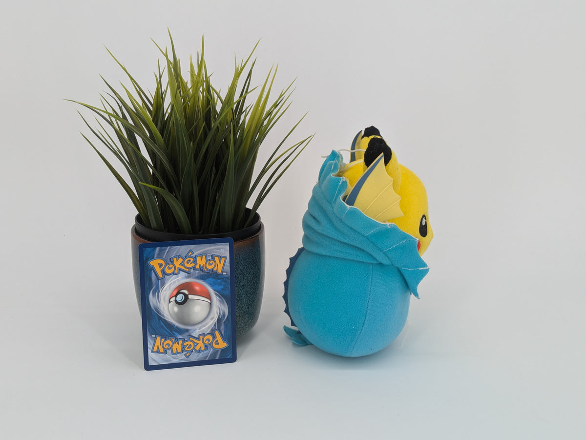Pokemon Plush Toy - Pikachu (Vaporeon Outfit) - Japanese Import - Banpresto Collecatble
