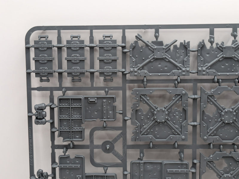 Warhammer 40k Necromunda: Hive War Zone Mortalis Barricades, Crates and Objective Markers (SPRUE0198)