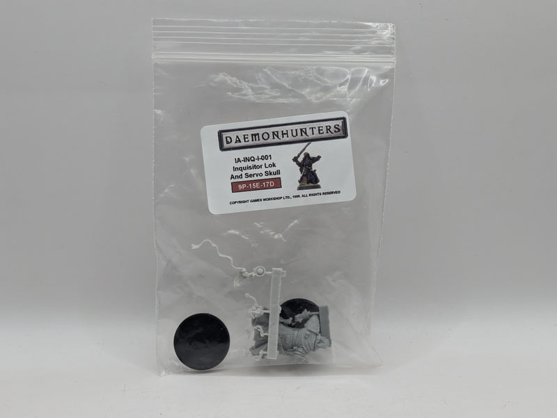 Warhammer 40k: Agents of the Imperium Inquisitor Lok and Servo Skull (AT024)