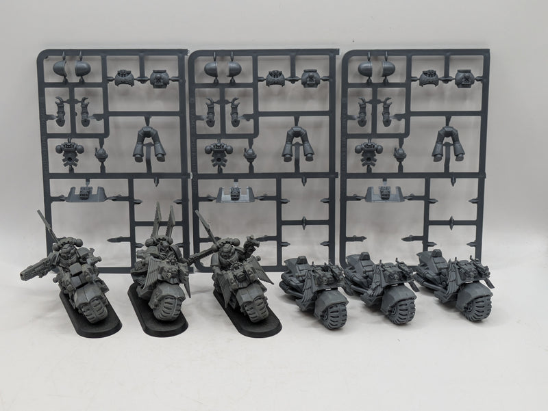 Warhammer 40k: Space Marines Dark Angels Ravenwing Bikes (AX067)