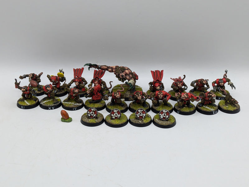 Warhammer Blood Bowl: Converted Skaven Team - Well Painted (AF020)