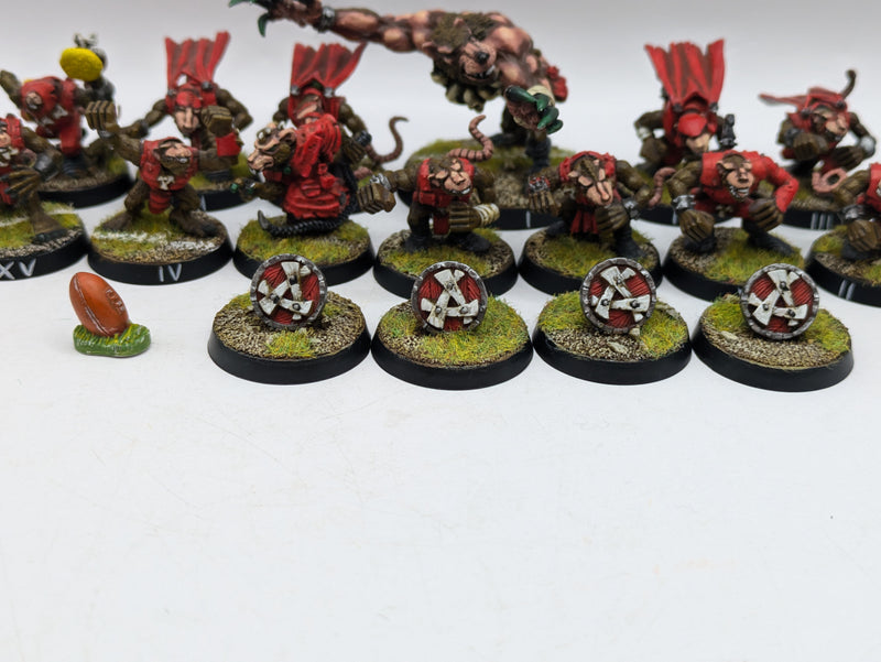 Warhammer Blood Bowl: Converted Skaven Team - Well Painted (AF020)