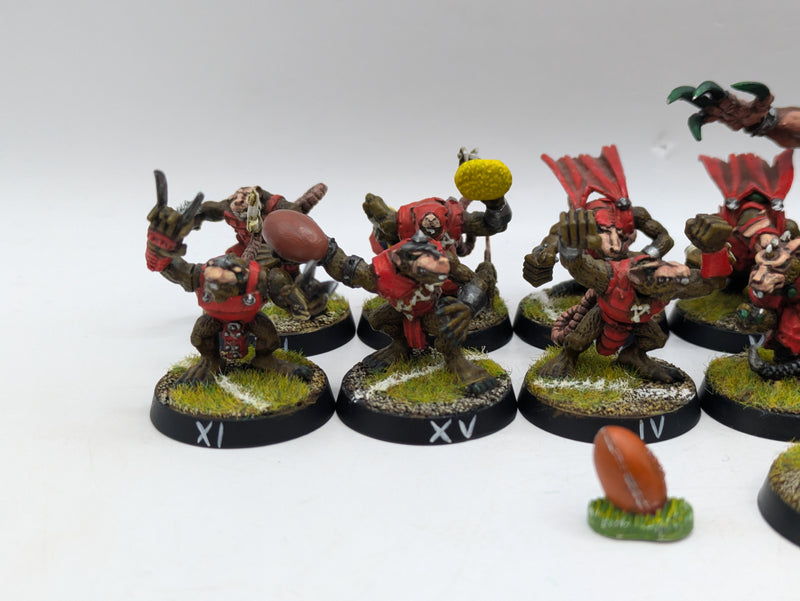 Warhammer Blood Bowl: Converted Skaven Team - Well Painted (AF020)