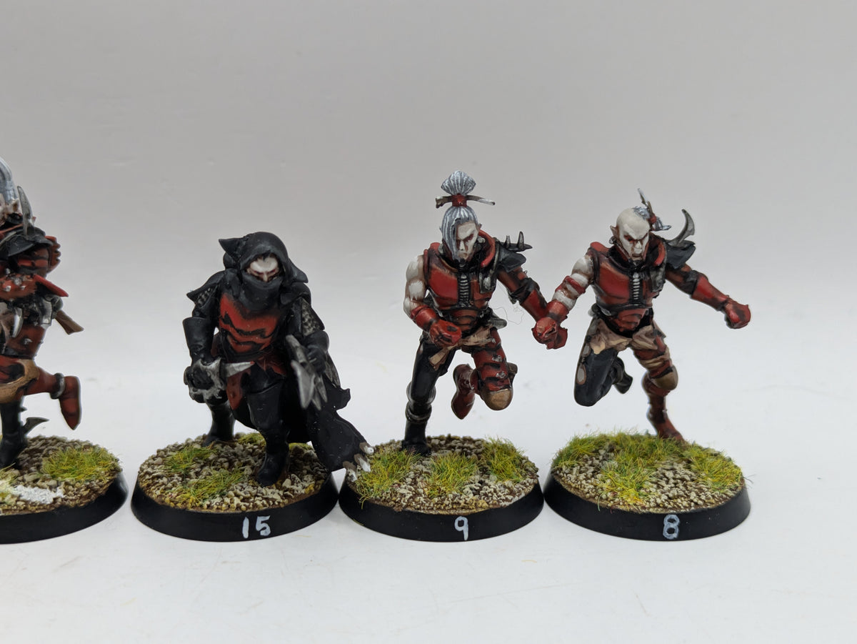 ★Blood Bowl★ ダークエルフ チーム 海外限定 ミニチュア Warhammer Blood Bowl: Converted Dark Elf Team - Well Painted (BC088)