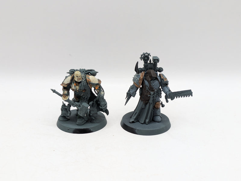 Warhammer 40k: Death Guard Chaos Lord and Nauseous Rotbone (AW205)