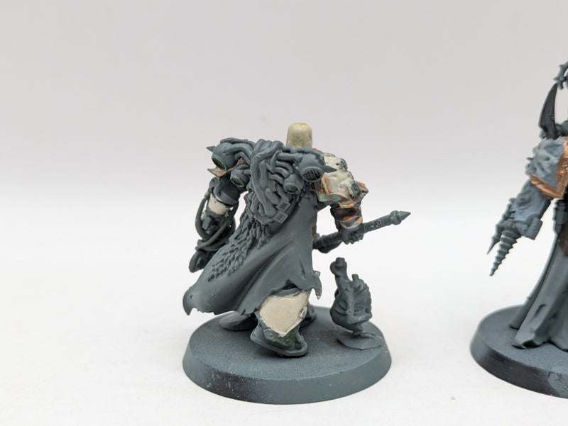 Warhammer 40k: Death Guard Chaos Lord and Nauseous Rotbone (AW205)