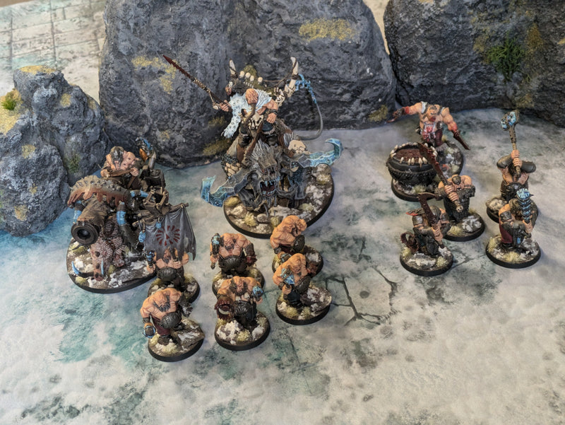Warhammer Age of Sigmar: Ogor Mawtribes Small Army - Beautifully Painted (AB438)