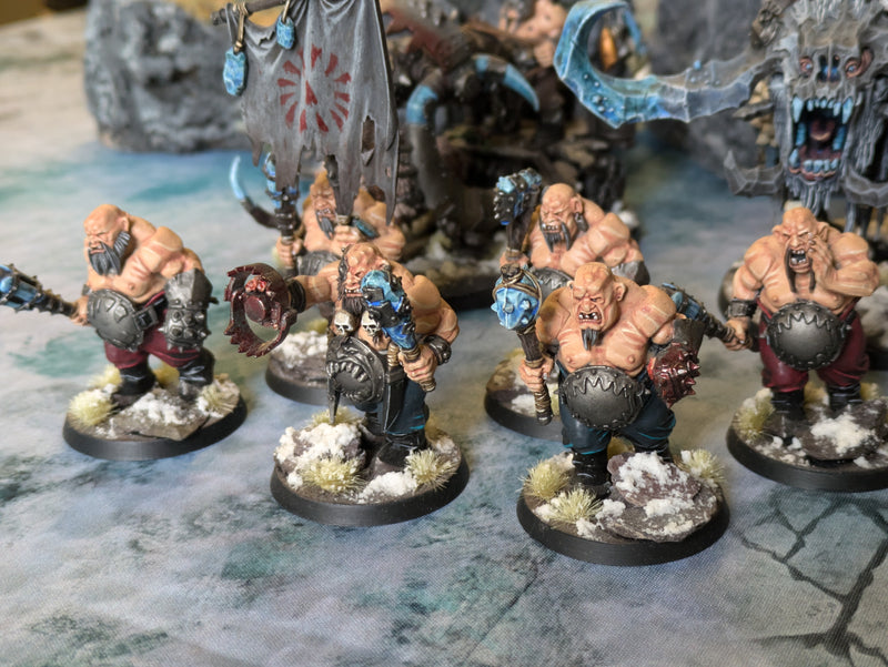Warhammer Age of Sigmar: Ogor Mawtribes Small Army - Beautifully Painted (AB438)