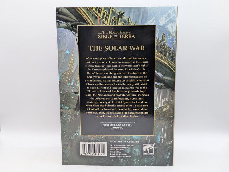 Warhammer The Horus Heresy: Siege of Terra The Solar War - John French Hardback (AS796)