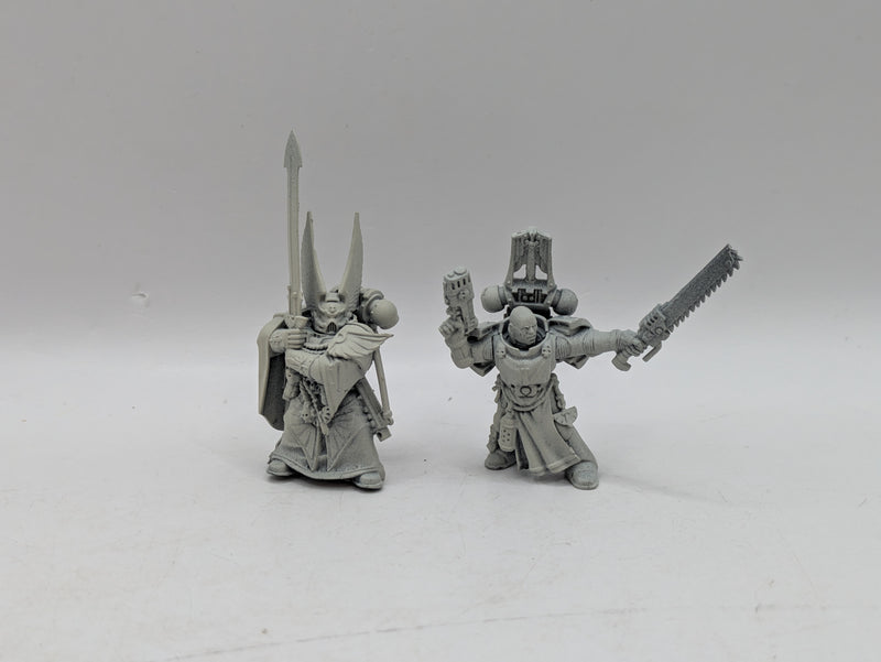 Warhammer 40k: Space Marine Dark Venegence Librarian and Sergeant (AI221)