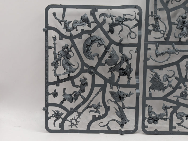 Warhammer Age of Sigmar: Skaven Warplock Jezzails with Greyseer and Warlock Engineer (SPRUE004)