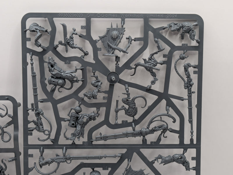 Warhammer Age of Sigmar: Skaven Warplock Jezzails with Greyseer and Warlock Engineer (SPRUE004)