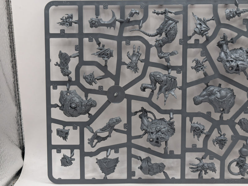 Warhammer Age of Sigmar: Skaven Clawlord on Gnaw-beast and Rat Ogres (SPRUE003)