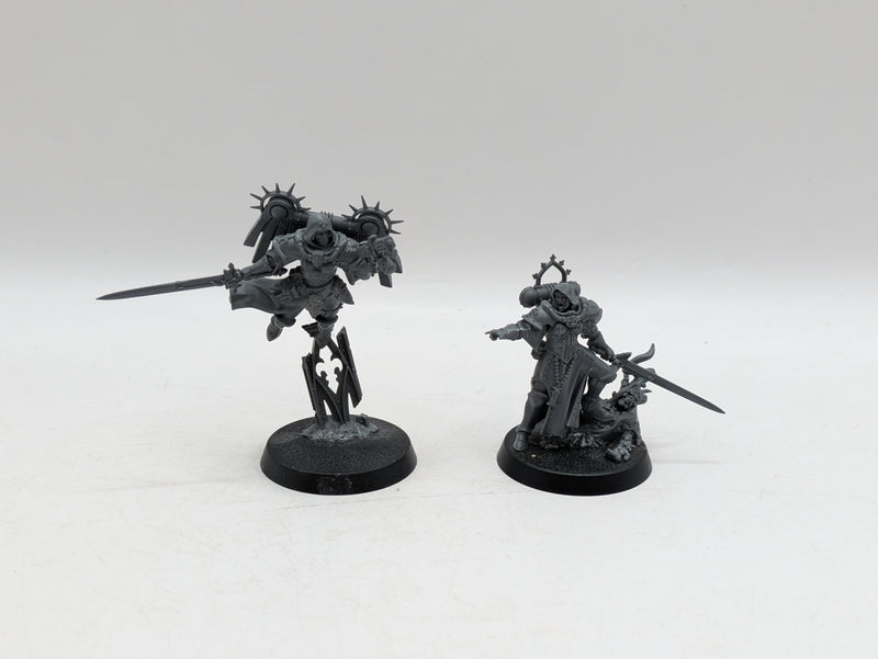 Warhammer 40k: Adepta Sororitas Converted Sergeant and Canoness with Jump Pack (BA034)