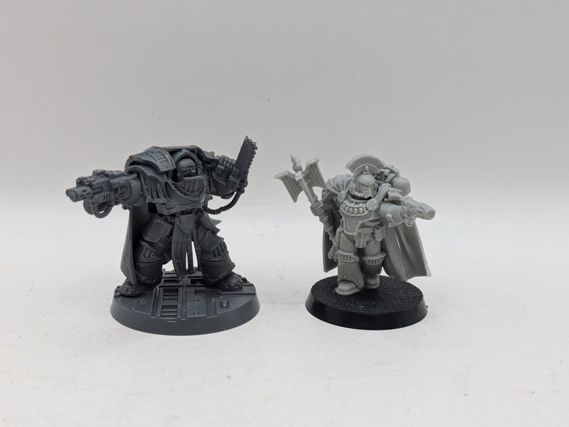 Warhammer Horus Heresy: Space Marines Cataphractii Praetor and Chaplain (AI007)
