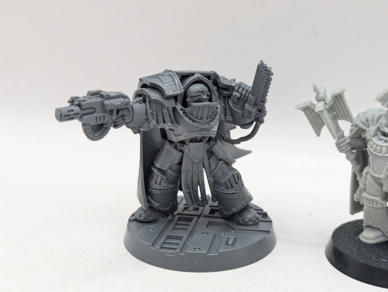 Warhammer Horus Heresy: Space Marines Cataphractii Praetor and Chaplain (AI007)