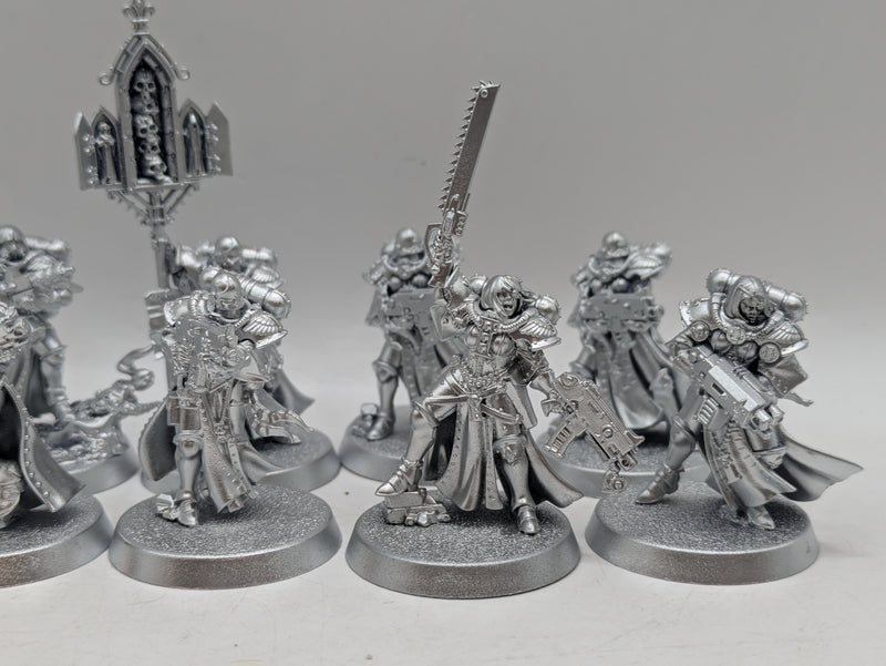Warhammer 40k: Adepta Sororitas Battle Sisters Squad and Palatine (AZ143)