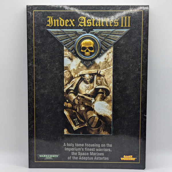 Index Astartes Warhammer 40k En Français - Livre Space Marines (Games Workshop)