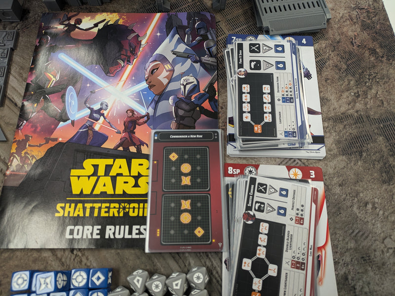 Star Wars Shatterpoint Core set - Missing some models (BE027)