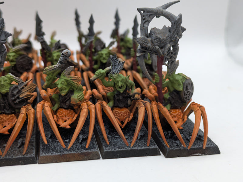 Warhammer The Old World: Orcs & Goblins Forest Goblin Spider Riders (AX098)