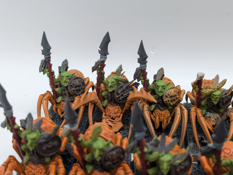 Warhammer The Old World: Orcs & Goblins Forest Goblin Spider Riders (AX098)