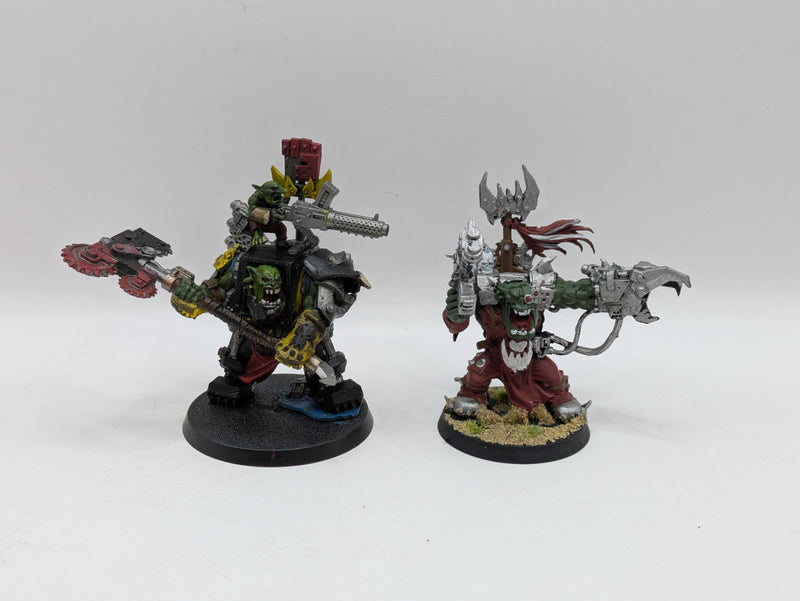 Warhammer 40k: Ork Warboss and Warboss in Mega Armour (AA099)