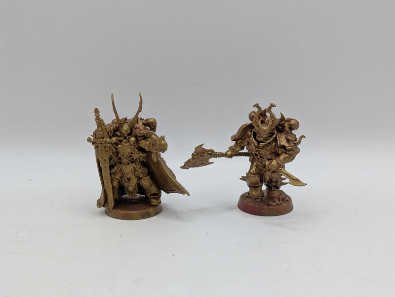 Warhammer 40k: Chaos Space Marines Exalted Champion and Kranon the Relentless (AI233)