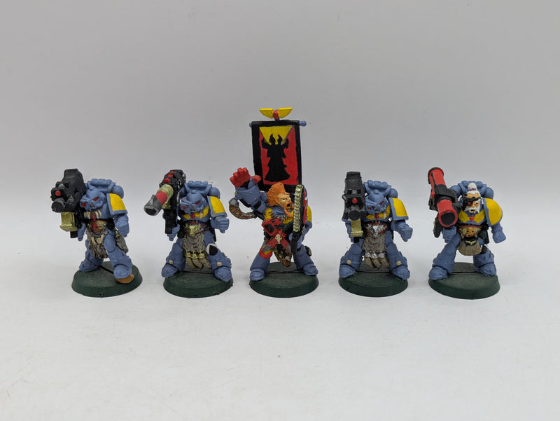 Warhammer 40k: Space Marines Space Wolves Metal Long Fangs (AI068)