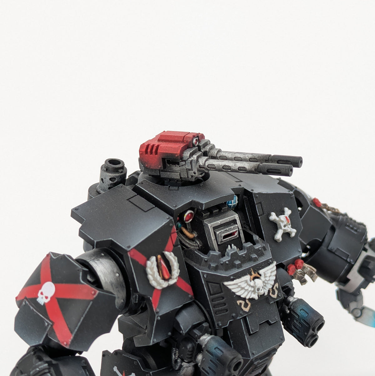 Warhammer 40K – Brutalis Dreadnought Space Marine – Miniatura Dipinta A Mano Su Commissione (Ultramarines)
