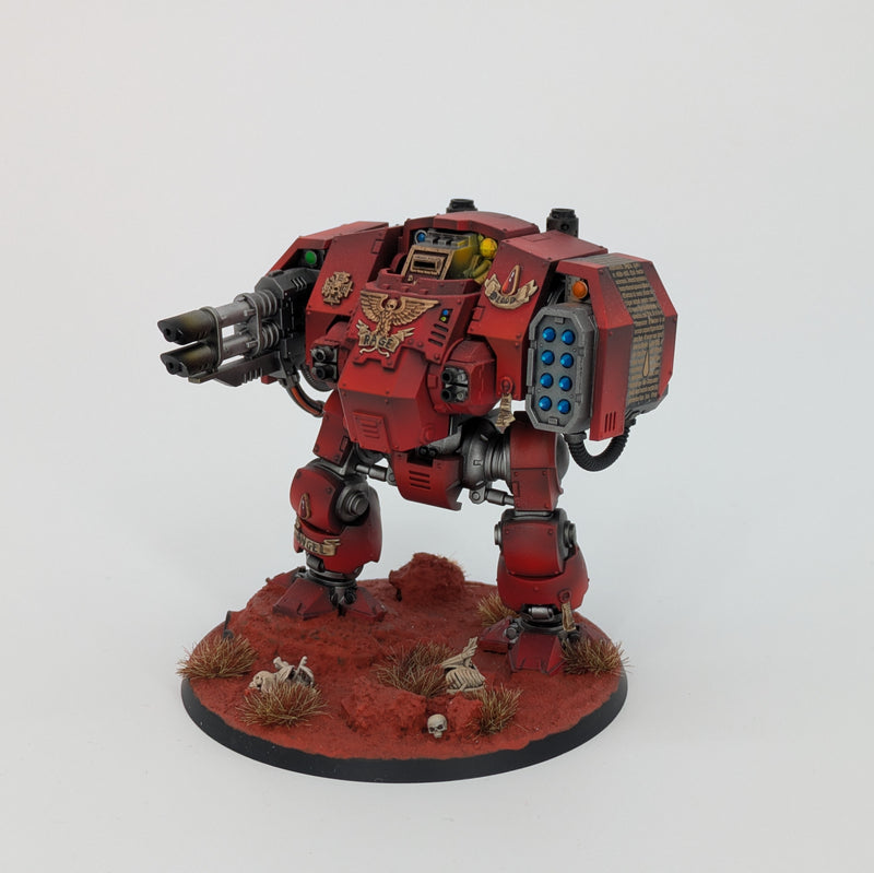 Warhammer 40k: Space Marines Blood Angels Ballistus Dreadnought - Pro Painted (AR028)
