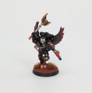 Warhammer 40k: Space Marines Blood Angels Chaplain with Jump Pack - Pro Painted (AA033)
