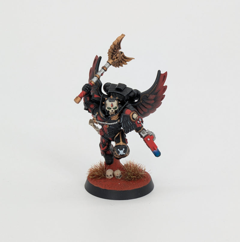 Warhammer 40k: Space Marines Blood Angels Chaplain with Jump Pack - Pro Painted (AA033)
