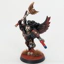 Warhammer 40k: Space Marines Blood Angels Chaplain with Jump Pack - Pro Painted (AA033)