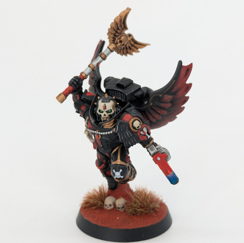 Warhammer 40k: Space Marines Blood Angels Chaplain with Jump Pack - Pro Painted (AA033)