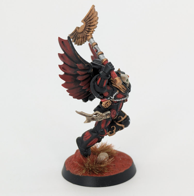 Warhammer 40k: Space Marines Blood Angels Chaplain with Jump Pack - Pro Painted (AA033)