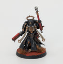 Warhammer 40k: Space Marines Blood Angels Chaplain - Pro Painted (AW123)