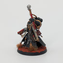 Warhammer 40k: Space Marines Blood Angels Chaplain - Pro Painted (AW123)