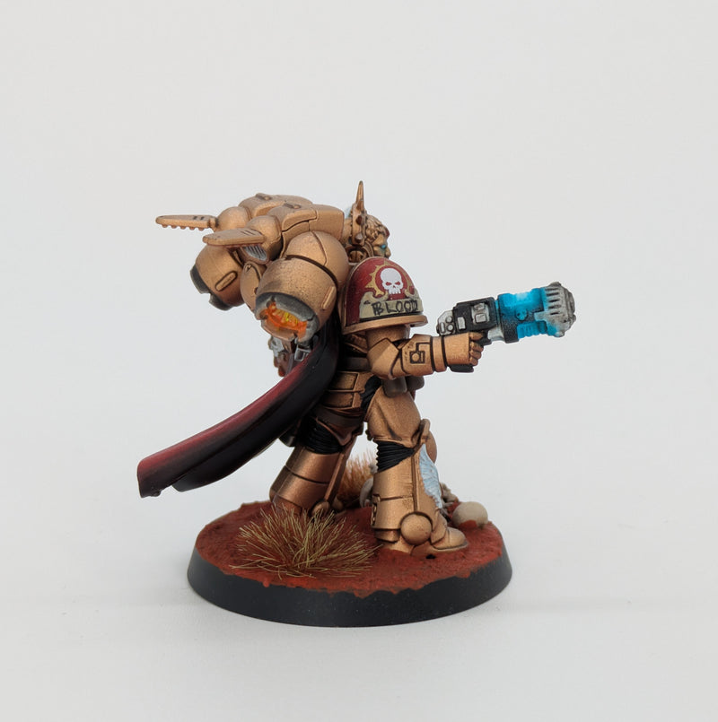 Warhammer 40k: Space Marines Blood Angels Captain - Pro Painted (AJ123)
