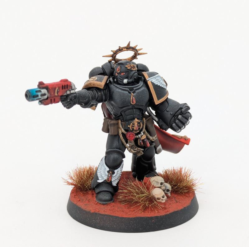 Warhammer 40k: Space Marines Blood Angels Captain - Pro Painted (BC094)