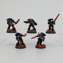 Warhammer 40k: Space Marines Blood Angels Death Company Intercessors - Pro Painted (AF069)