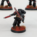 Warhammer 40k: Space Marines Blood Angels Death Company Intercessors - Pro Painted (AF069)