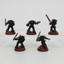 Warhammer 40k: Space Marines Blood Angels Death Company Intercessors - Pro Painted (AF069)