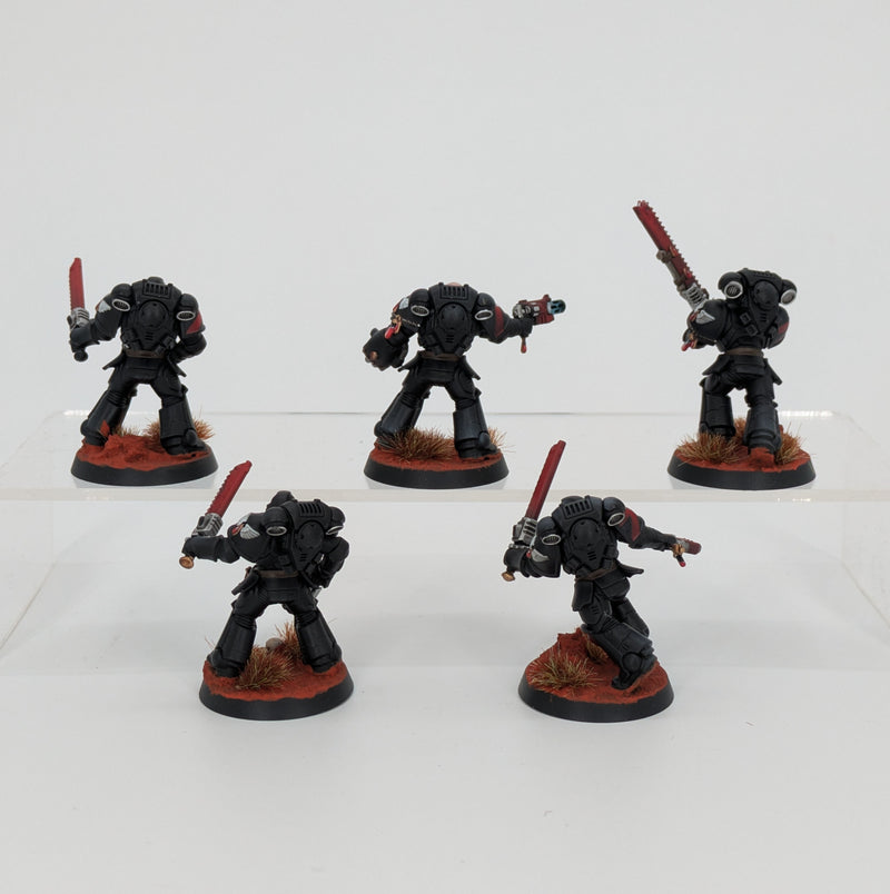 Warhammer 40k: Space Marines Blood Angels Death Company Intercessors - Pro Painted (AF069)