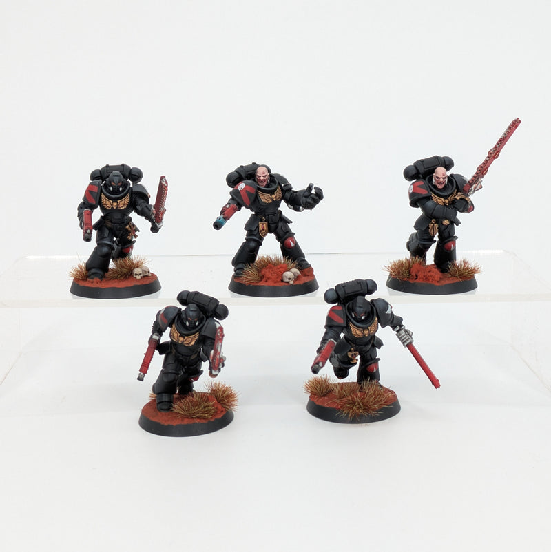 Warhammer 40k: Space Marines Blood Angels Death Company Intercessors - Pro Painted (AW119)