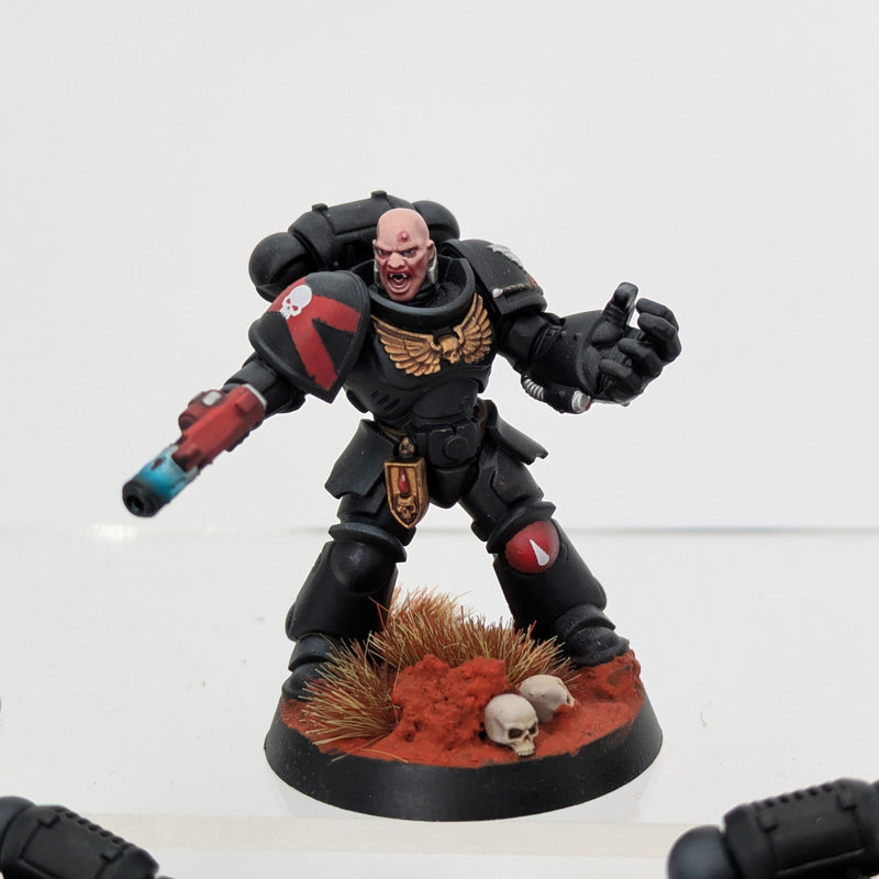 Warhammer 40k: Space Marines Blood Angels Death Company Intercessors - Pro Painted (AW119)