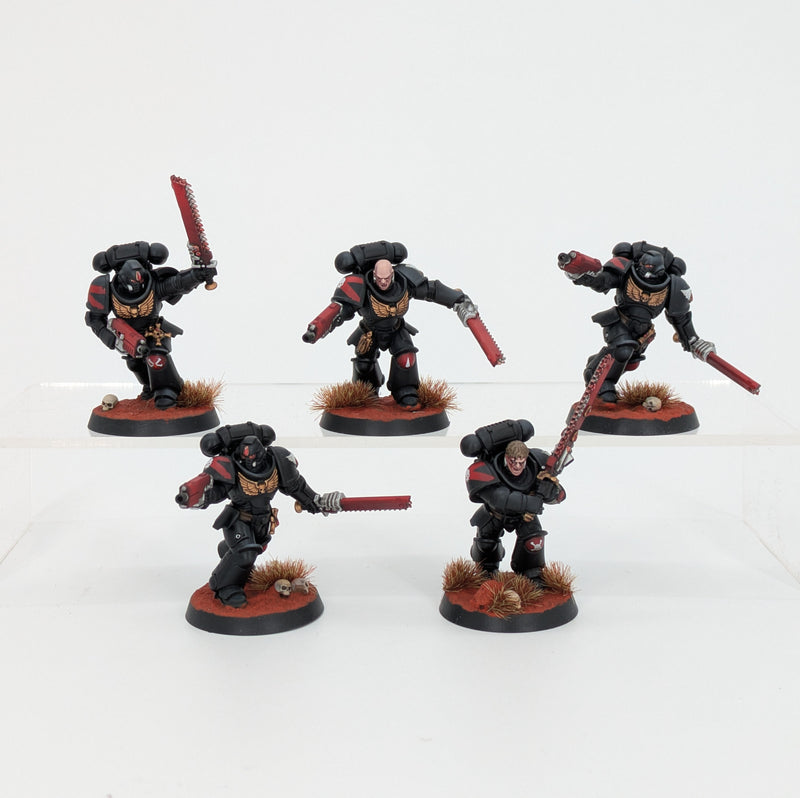 Warhammer 40k: Space Marines Blood Angels Death Company Intercessors - Pro Painted (AJ065)