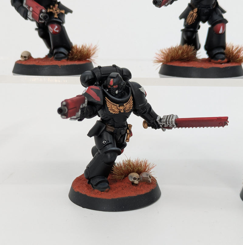 Warhammer 40k: Space Marines Blood Angels Death Company Intercessors - Pro Painted (AJ065)