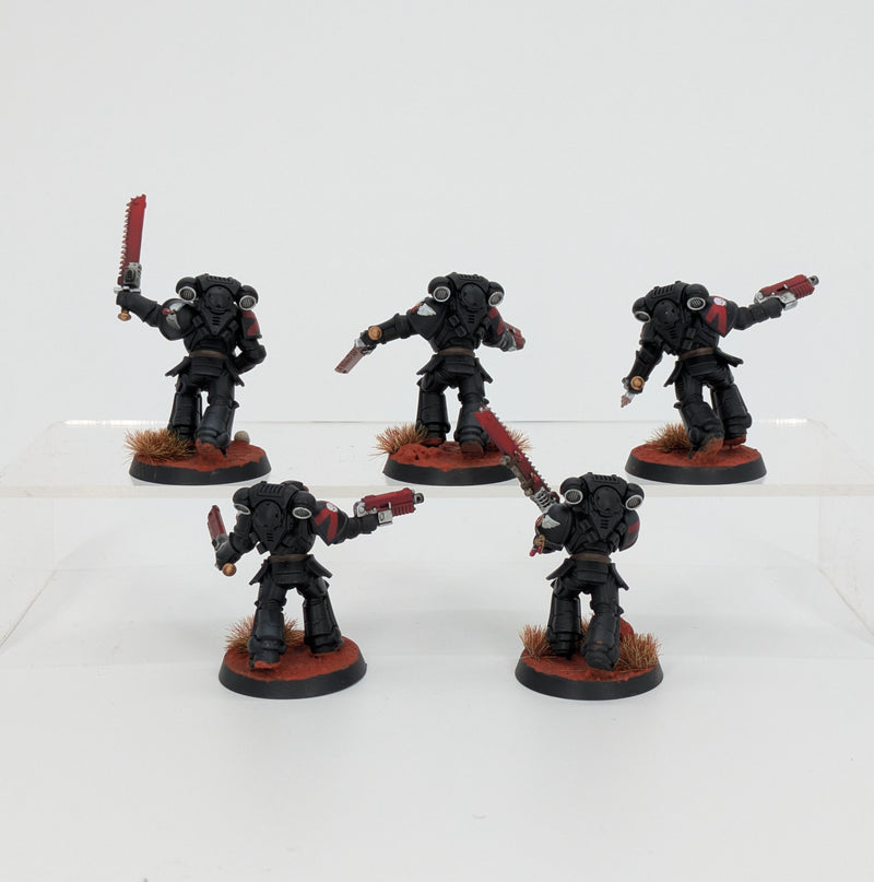 Warhammer 40k: Space Marines Blood Angels Death Company Intercessors - Pro Painted (AJ065)
