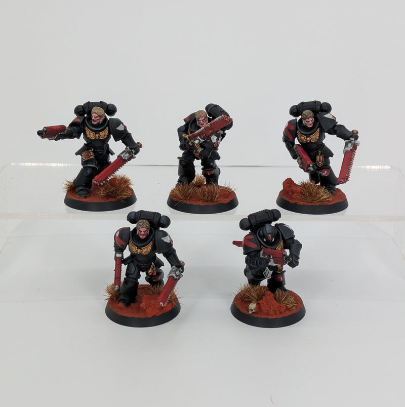 Warhammer 40k: Space Marines Blood Angels Death Company Intercessors - Pro Painted (AI074)